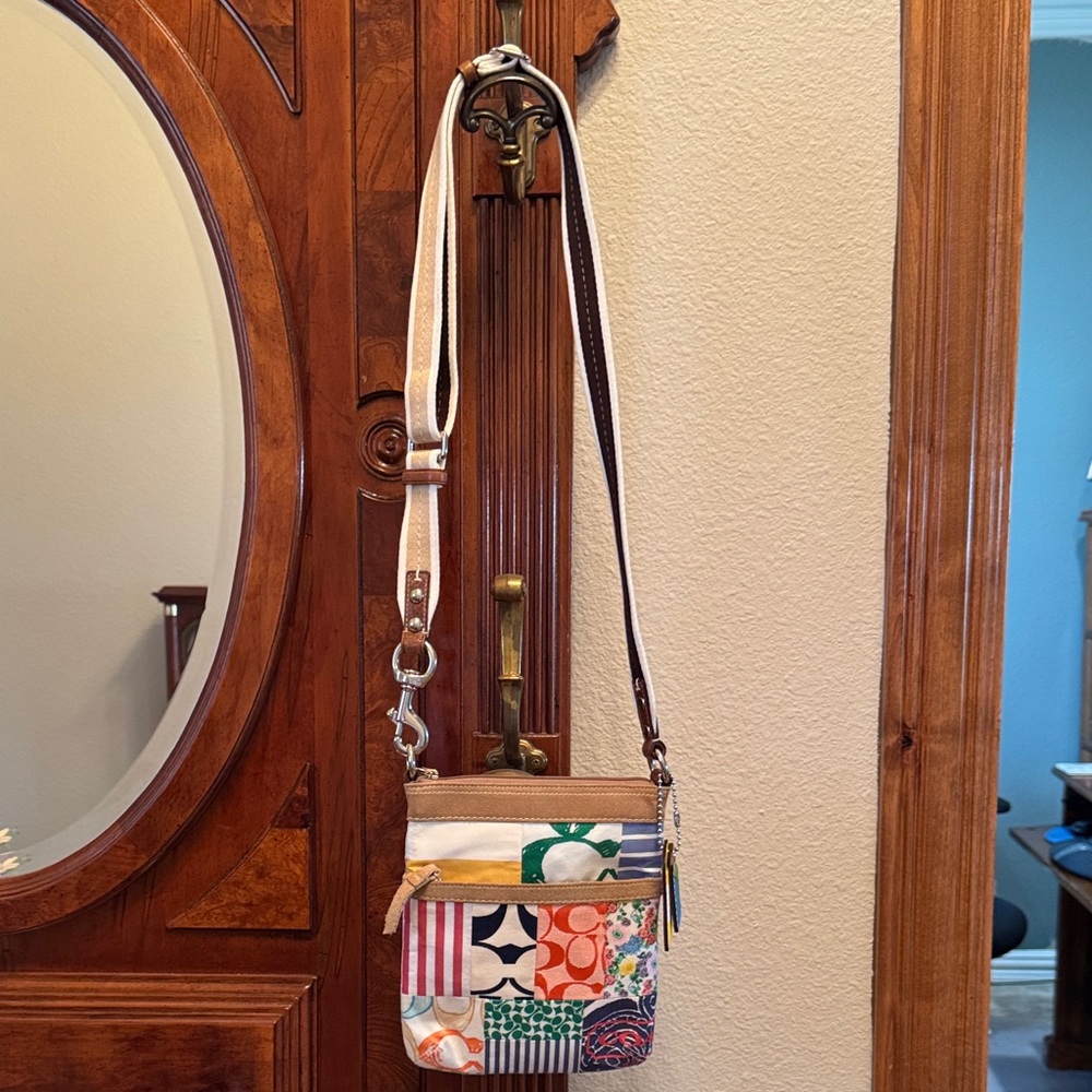 Coach Multicolor Patchwork Crossbody Bag - image 7
